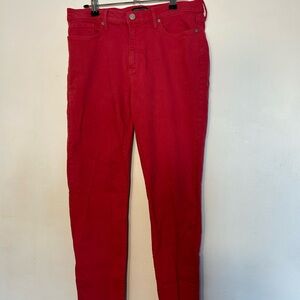 Banana Republic Skinny Jeans in Bright Red